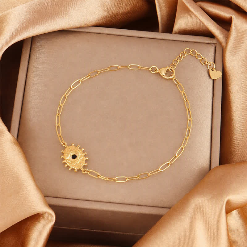 Bracelet Olivenorma en acier inoxydable avec pendentif œil protecteur et breloque œil maléfique - image 12
