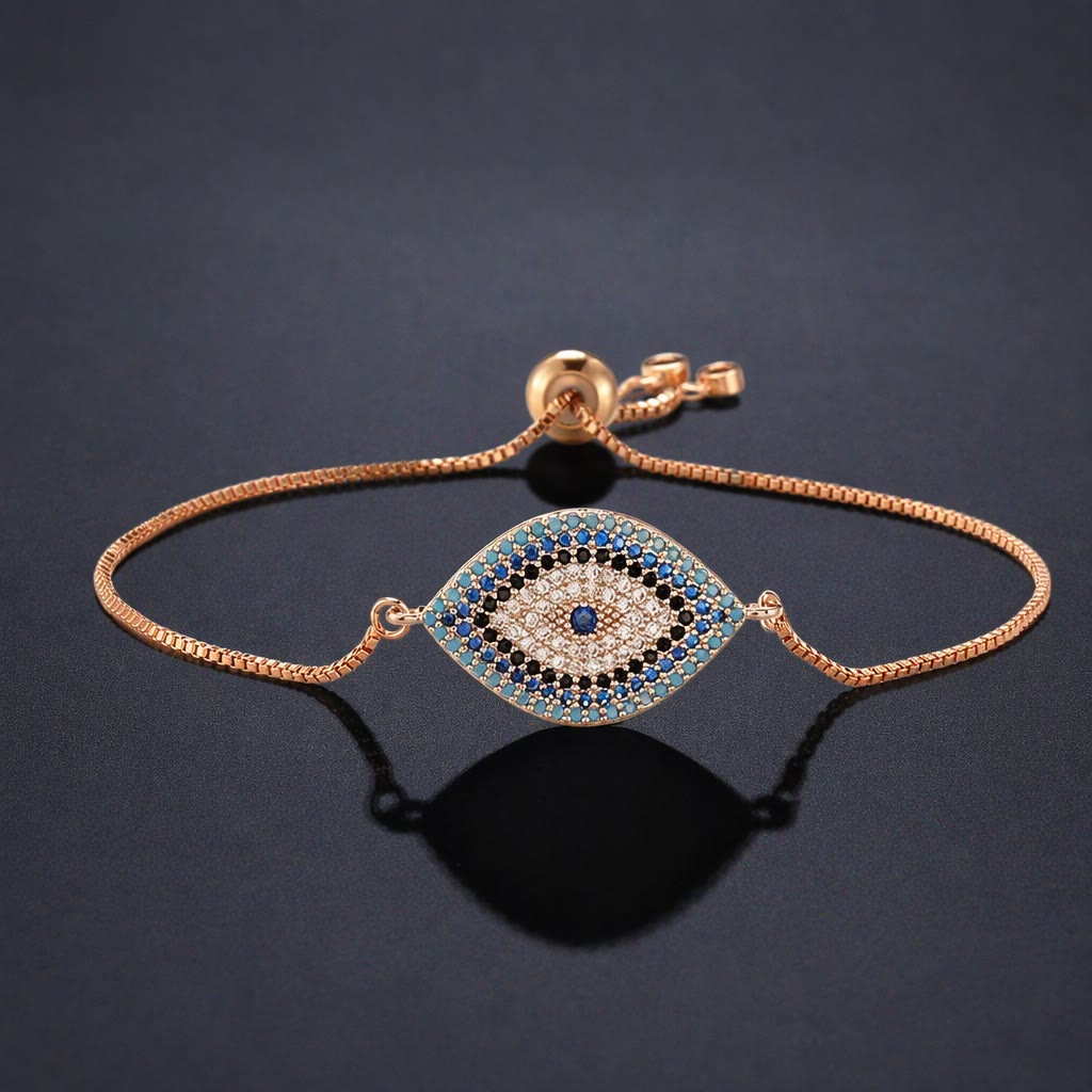 Bracelet Olivenorma en cuivre incrusté d'un œil protecteur - F - image 6