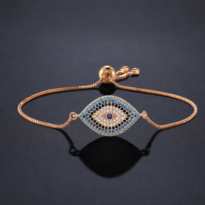 Bracelet Olivenorma en cuivre incrusté d'un œil protecteur - F - image 6