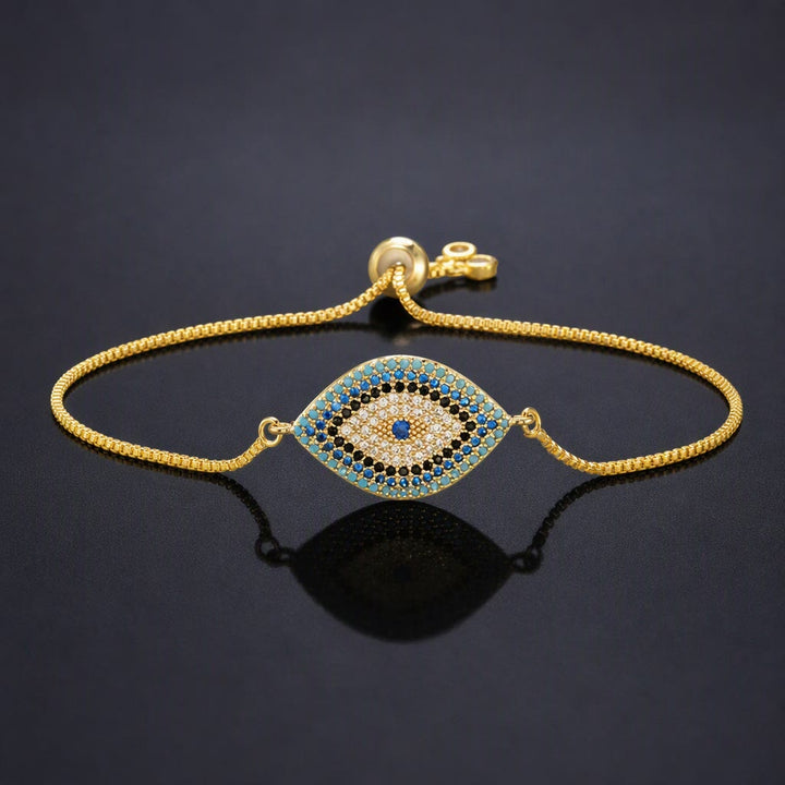 Bracelet Olivenorma en cuivre incrusté d'un œil protecteur - G - image 7