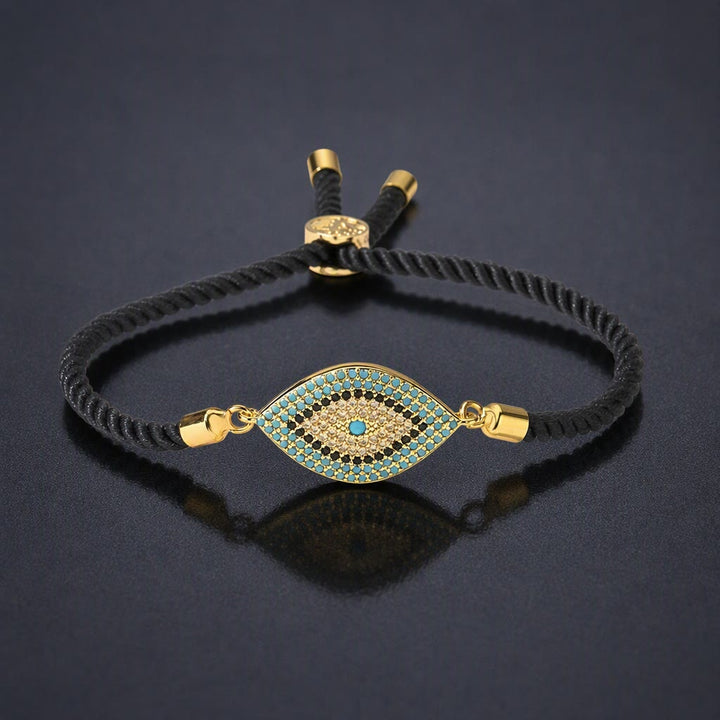 Bracelet Olivenorma en cuivre incrusté d'un œil protecteur - L - image 12