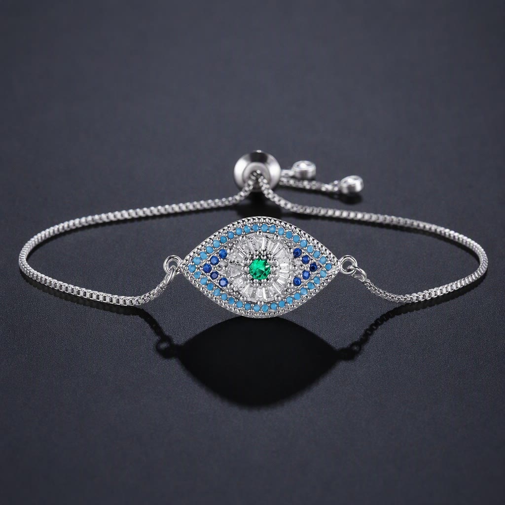 Bracelet Olivenorma en cuivre incrusté d'un œil protecteur - O - image 15