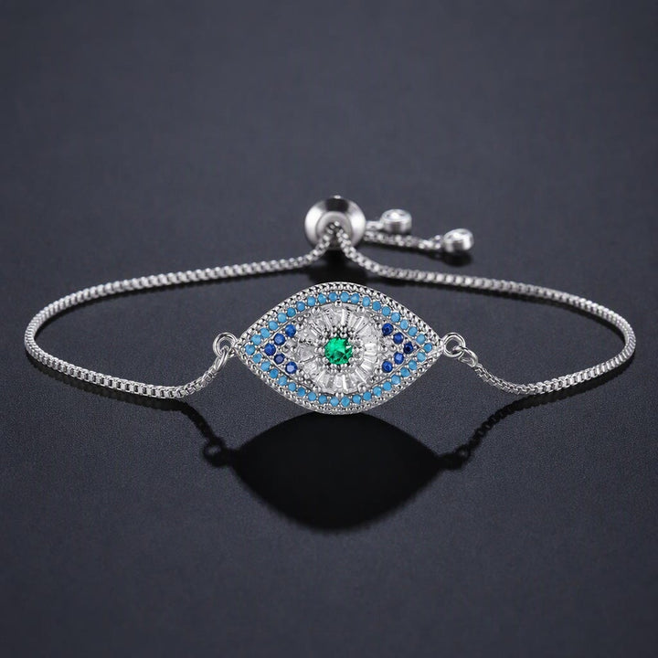 Bracelet Olivenorma en cuivre incrusté d'un œil protecteur - O - image 15