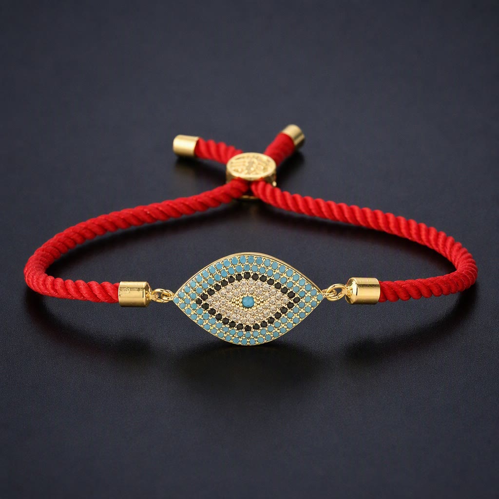 Bracelet Olivenorma en cuivre incrusté d'un œil protecteur - je - image 9