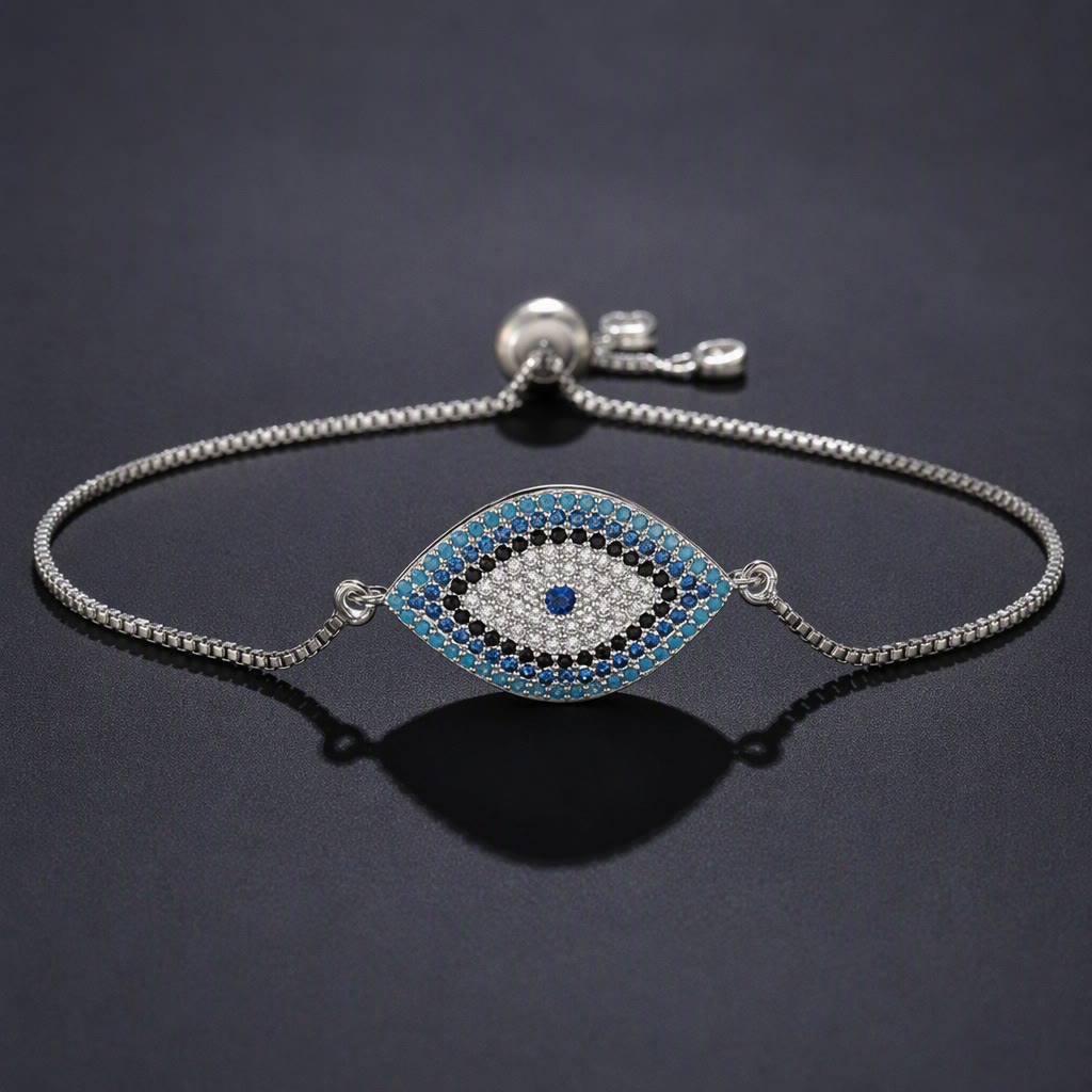 Bracelet Olivenorma en cuivre incrusté d'un œil protecteur - E - image 5