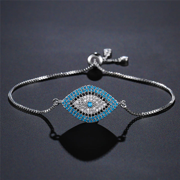 Bracelet Olivenorma en cuivre incrusté d'un œil protecteur - B - image 2