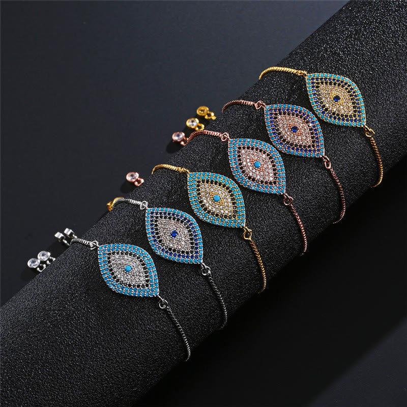 Bracelet Olivenorma en cuivre incrusté d'un œil protecteur - image 0