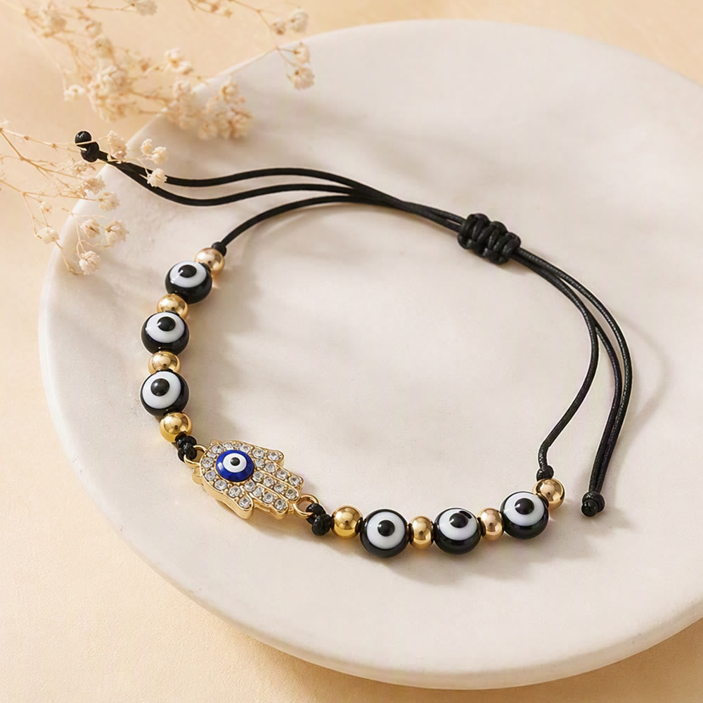 Bracelet Olivenorma en cuivre avec breloque œil protecteur et formes multiples - image 4