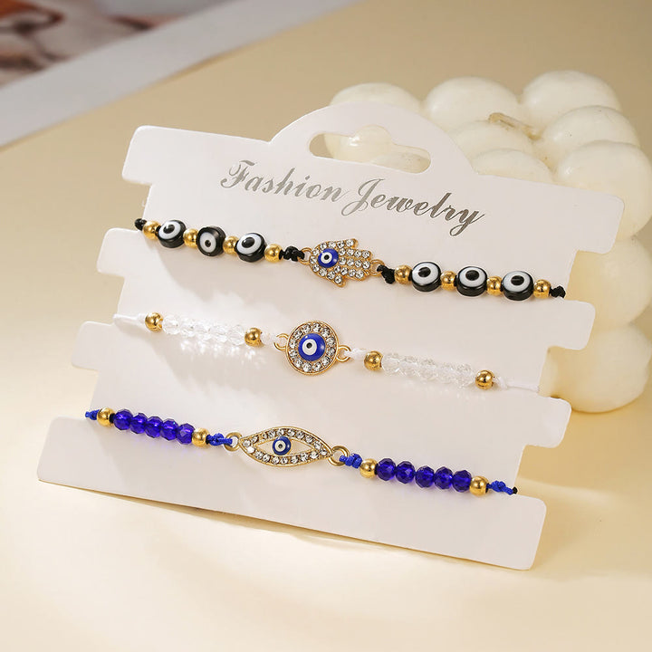 Bracelet Olivenorma en cuivre avec breloque œil protecteur et formes multiples - image 2