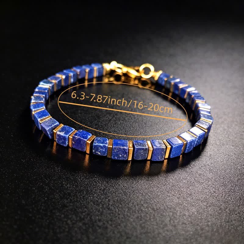 Bracelet Olivenorma en pierres naturelles avec perles et symbole de protection - image 8