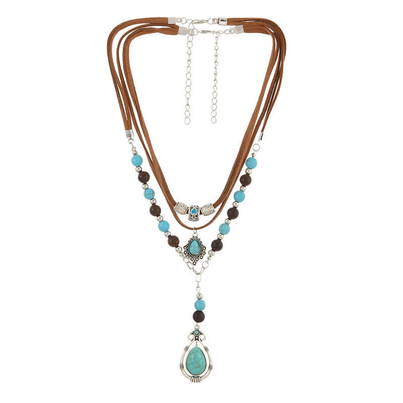 Collier Olivenorma Turquoise à plusieurs rangs : un symbole de protection spirituelle - image 12
