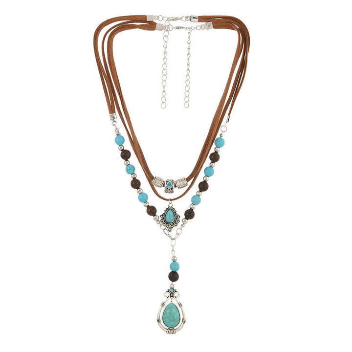 Collier Olivenorma Turquoise à plusieurs rangs : un symbole de protection spirituelle - image 12