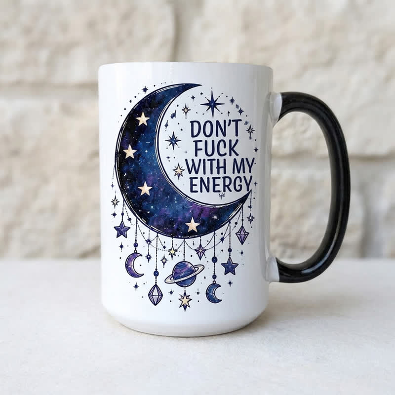 Tasse en céramique Olivenorma Cosmic Moon Star Guard pour l'énergie personnelle - image 1