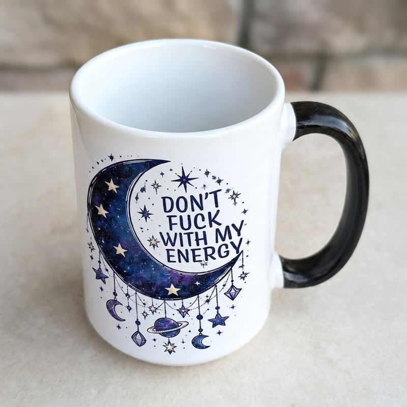Tasse en céramique Olivenorma Cosmic Moon Star Guard pour l'énergie personnelle - image 3