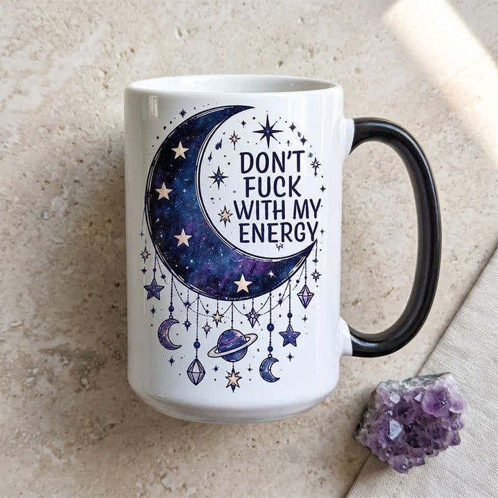 Tasse en céramique Olivenorma Cosmic Moon Star Guard pour l'énergie personnelle - image 2