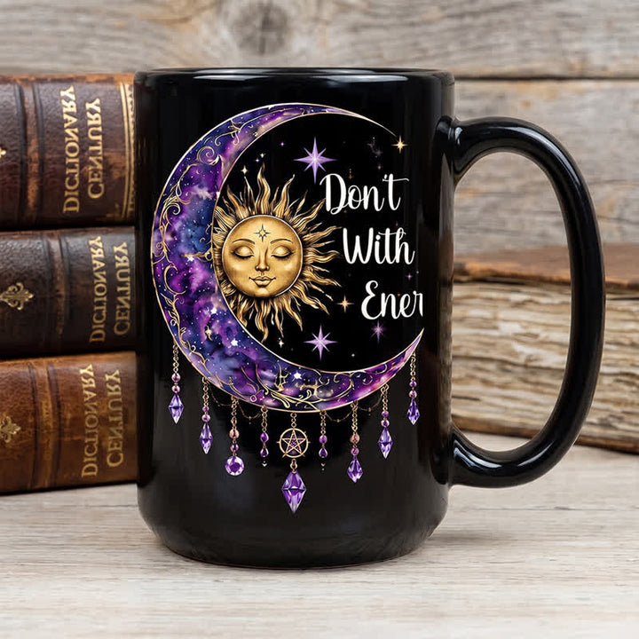 Tasse en céramique Olivenorma Soleil Lune Cristal Protection Énergie Spirituelle - image 4