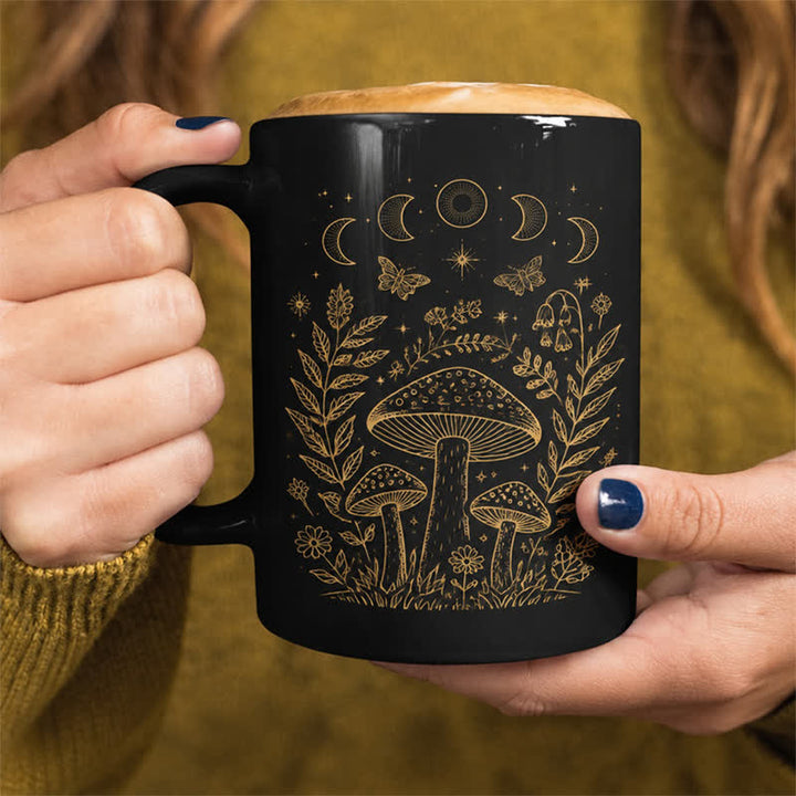 Tasse en céramique Olivenorma Champignon Céleste Nature Énergie Spirituelle - 450 ml / 15 oz - image 0