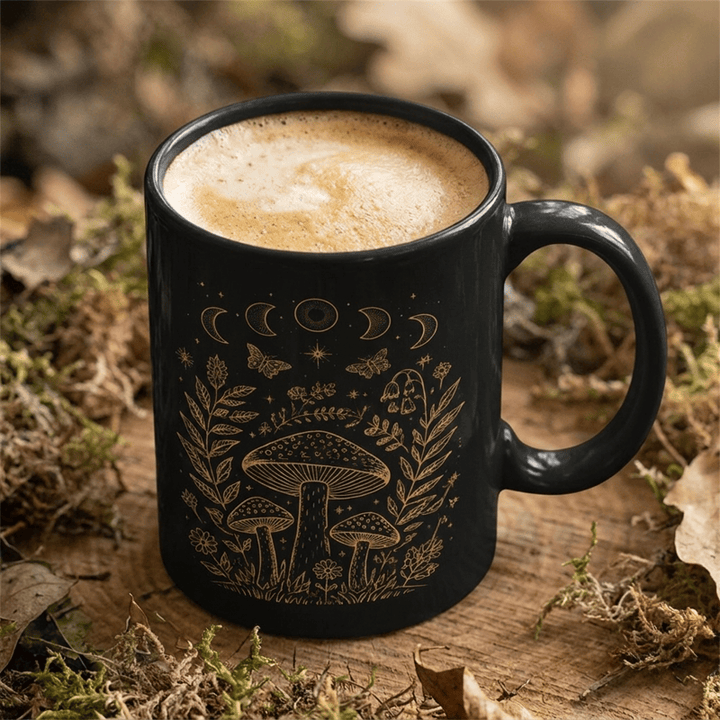 Tasse en céramique Olivenorma Champignon Céleste Nature Énergie Spirituelle - image 2