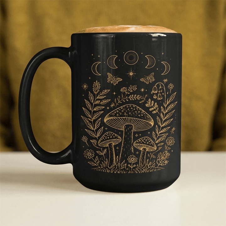 Tasse en céramique Olivenorma Champignon Céleste Nature Énergie Spirituelle - image 1