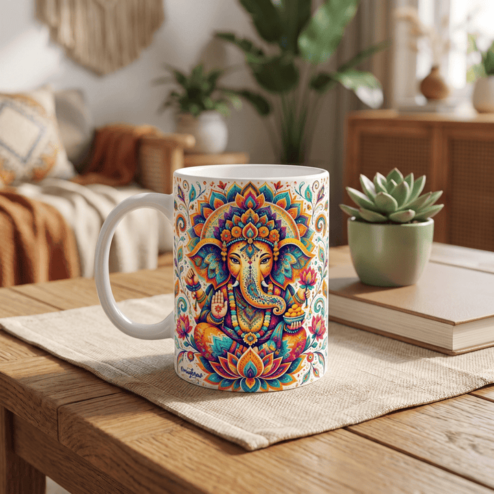Tasse en céramique Olivenorma Ganesha Sagesse Bonne Fortune - image 4