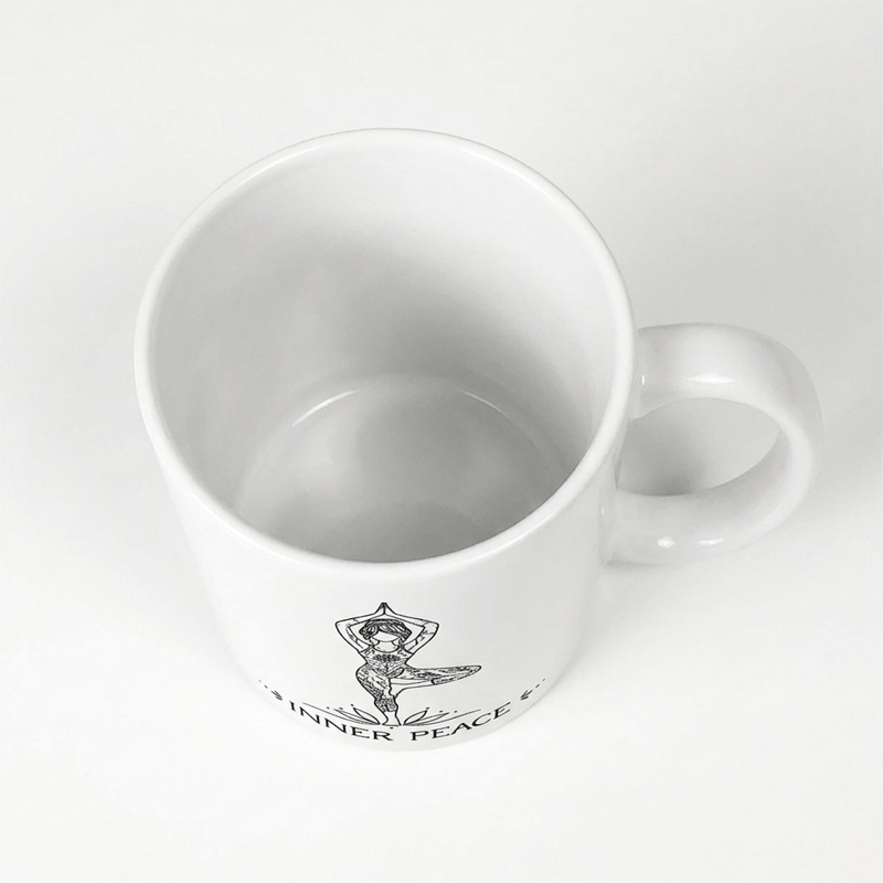 Tasse en céramique Olivenorma Yoga Tree Posture Inner Peace - image 5