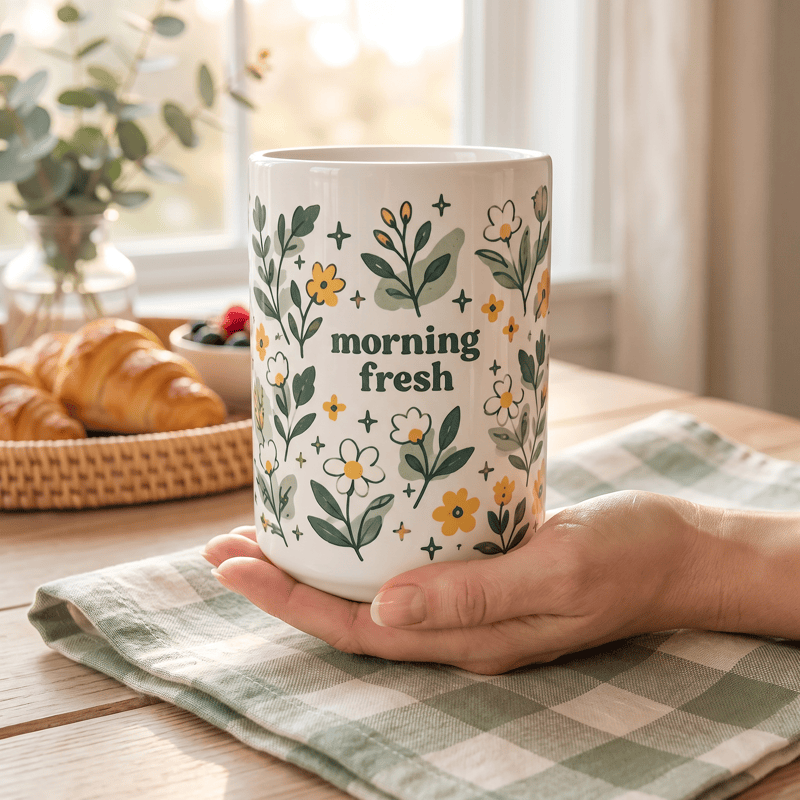 Tasse en céramique Olivenorma Wildflower Morning Fresh Vitality - image 1