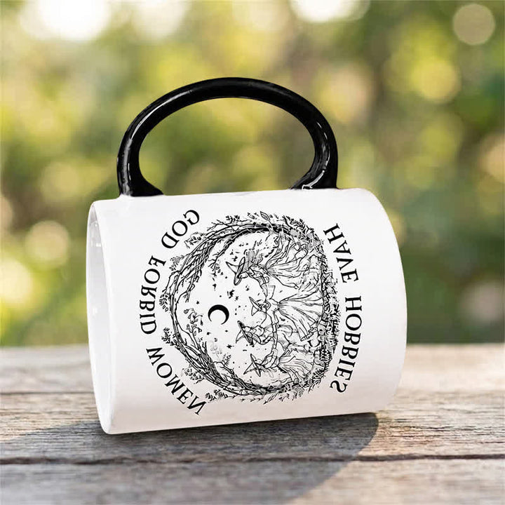 Tasse en céramique Olivenorma « Sorcières dansantes célébrant la solidarité et la liberté des femmes » - image 6