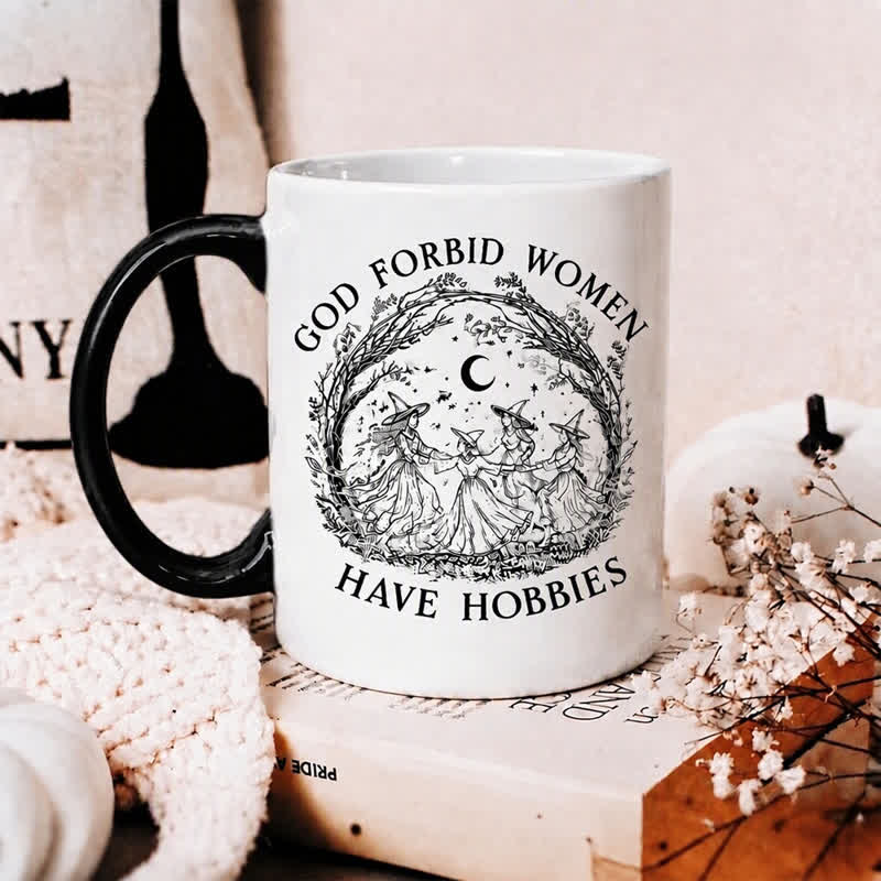 Tasse en céramique Olivenorma « Sorcières dansantes célébrant la solidarité et la liberté des femmes » - image 8