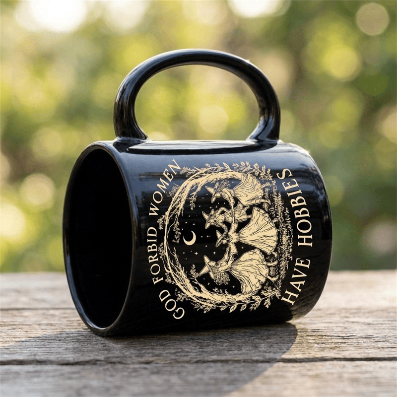 Tasse en céramique Olivenorma « Sorcières dansantes célébrant la solidarité et la liberté des femmes » - image 3