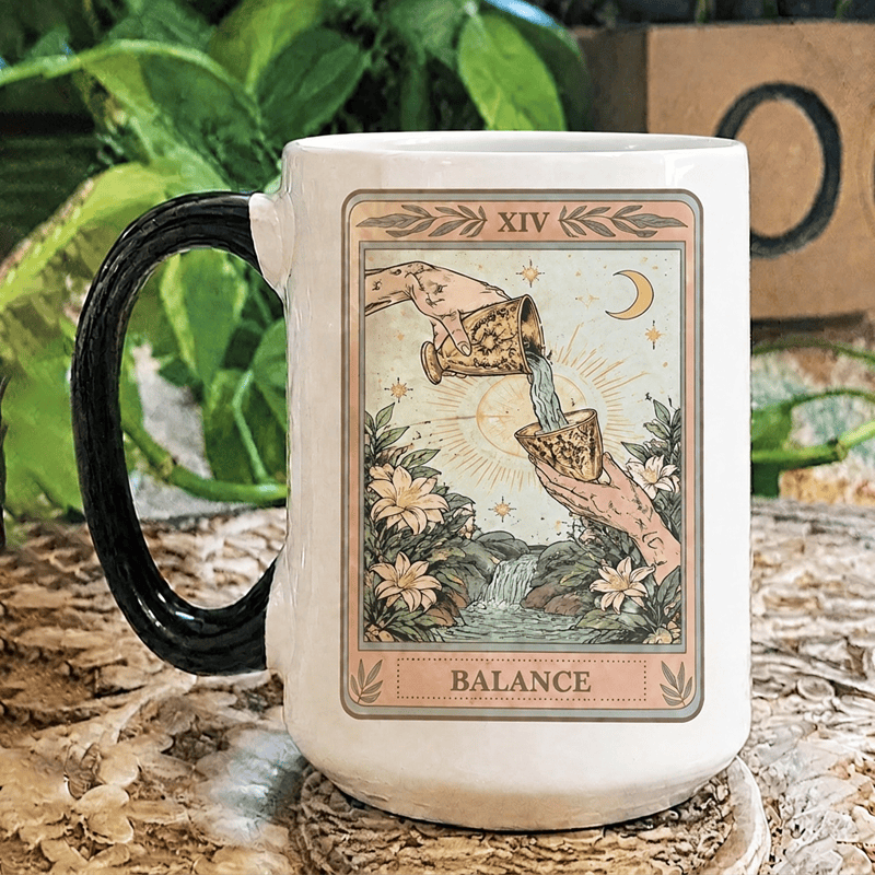 Tasse en céramique Olivenorma Tarot Balance Inner Harmony - 450 ml / 15 oz - image 0