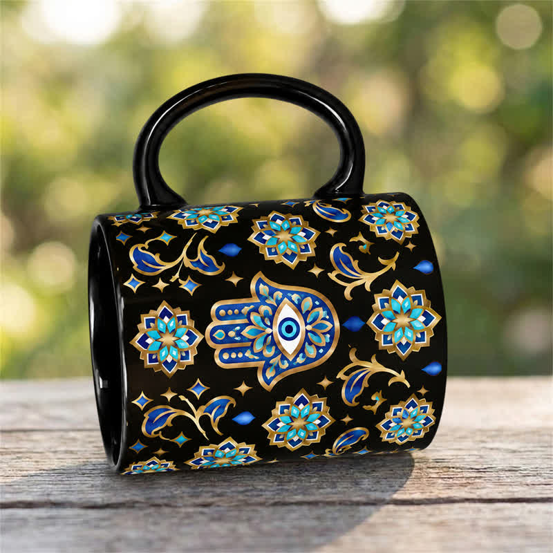 Tasse en céramique Olivenorma Hamsa Main de Hamsa Protection contre le mauvais œil - image 9
