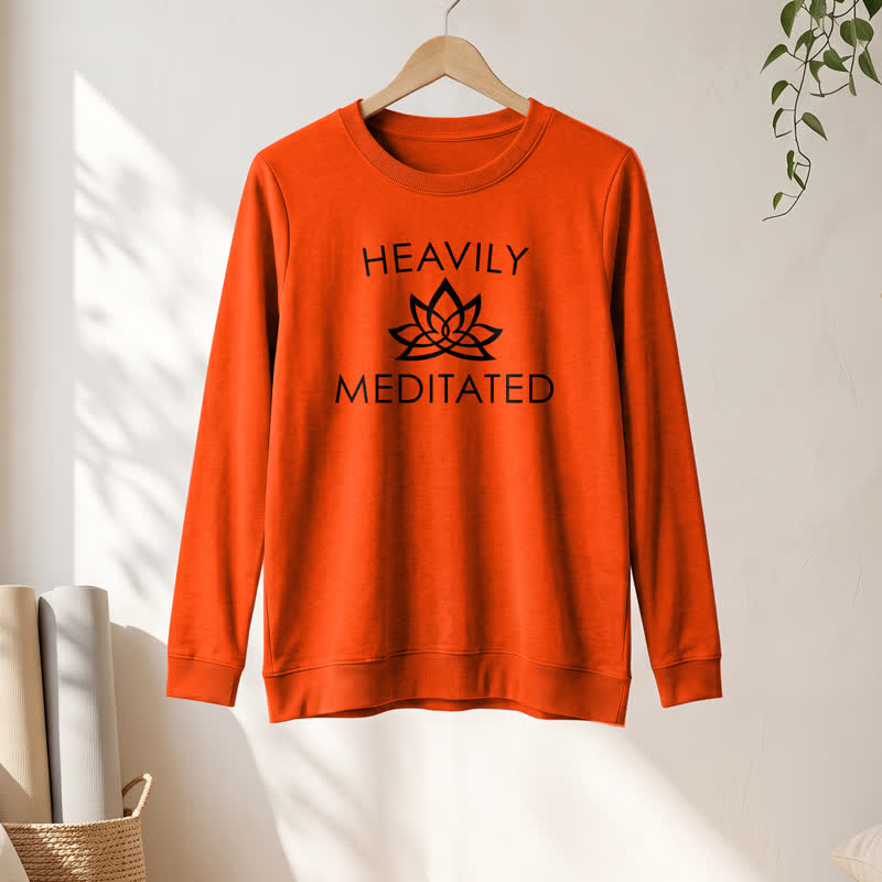 Chemise à manches longues pour femme Olivenorma en mélange de coton doux à imprimé lotus méditatif - image 28