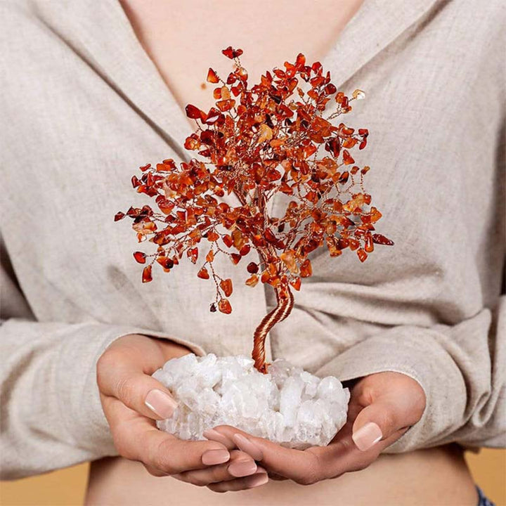Olivenorma Je suis créatif - Arbre Feng Shui Cornaline 
