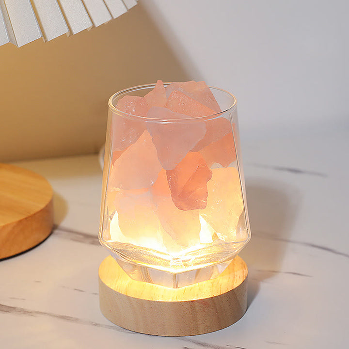 Lampes d'intérieur en pierre d'aromathérapie en cristal Olivenorma 