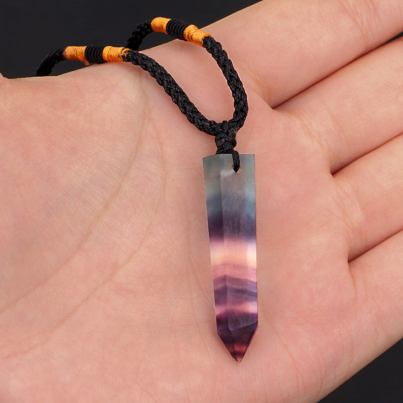Collier en fluorite Olivenorma pour soulager l'anxiété 