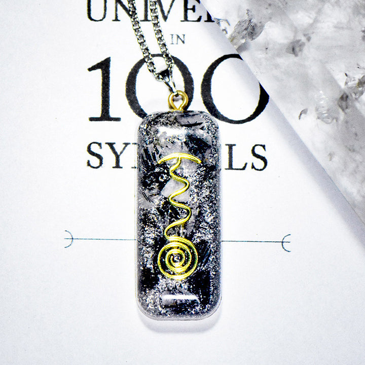 Collier Orgone Chevalier Noir Olivenorma 