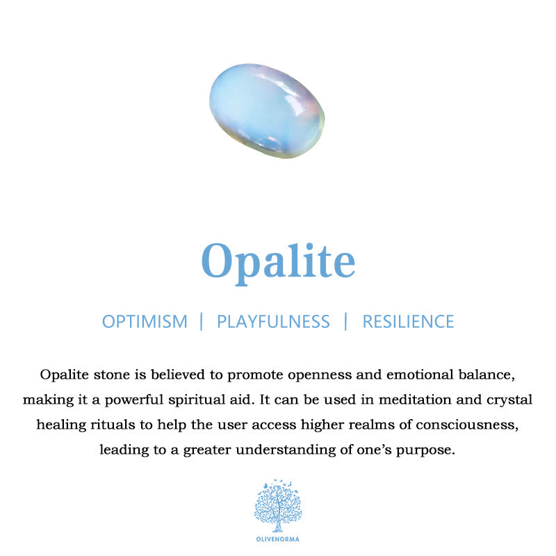Bague Couronne Raiponce avec Perles d'Eau Douce et Opalite Olivenorma