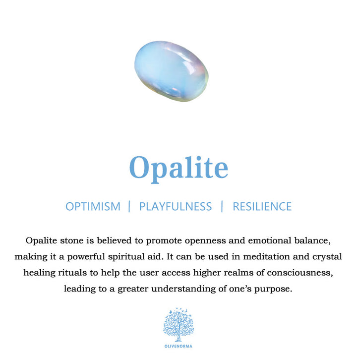 Bague Couronne Raiponce avec Perles d'Eau Douce et Opalite Olivenorma