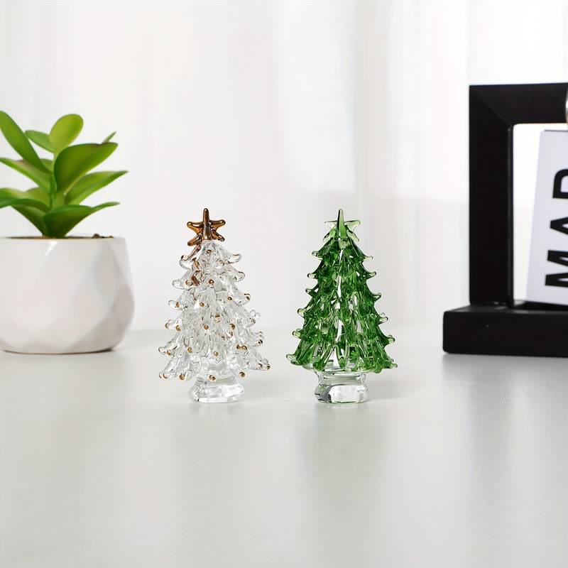 Décoration de Noël en cristal et pierres précieuses pour la maison 
