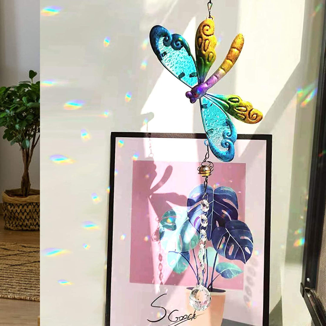Carillon à vent Olivenorma Angel Aura Quartz Papillon Libellule