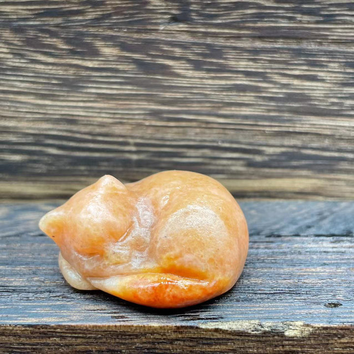 Décoration en pierre précieuse pour chat en cristal naturel Olivenorma de 4 cm - Pierre de soleil - image 25