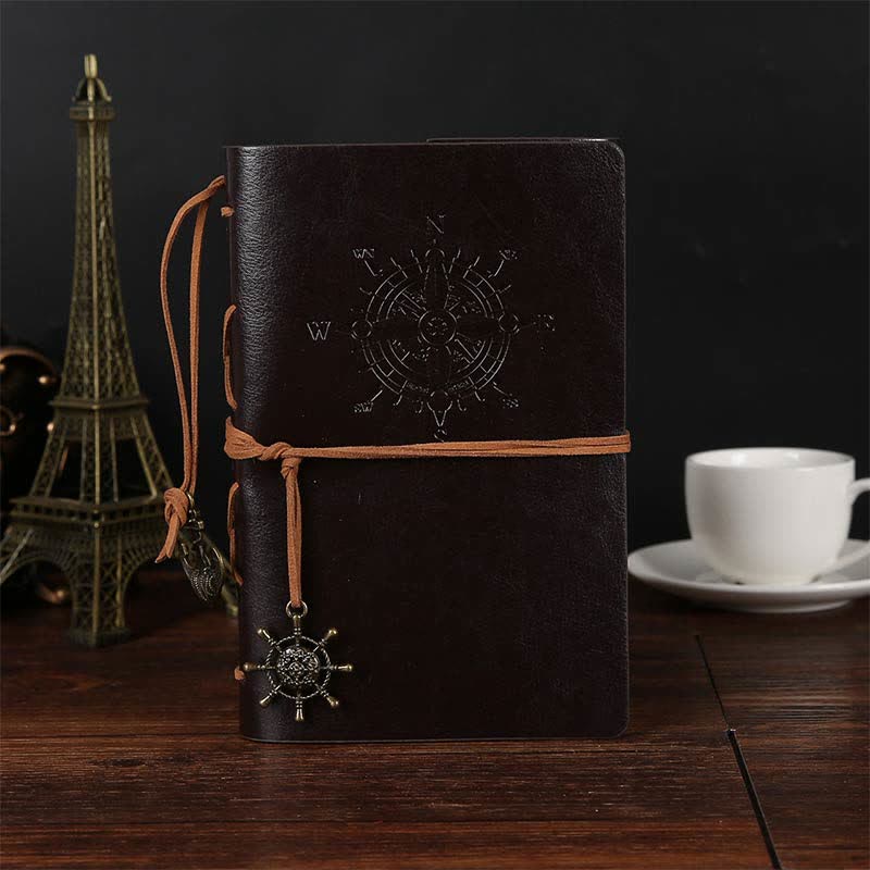 Journal avec couverture en cuir vintage Olivenorma - image 3