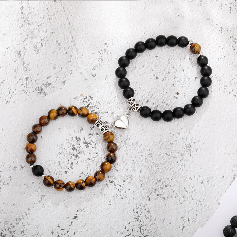 Ensemble de 2 bracelets magnétiques Olivenorma pour couple 
