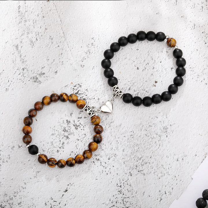 Ensemble de 2 bracelets magnétiques Olivenorma pour couple 