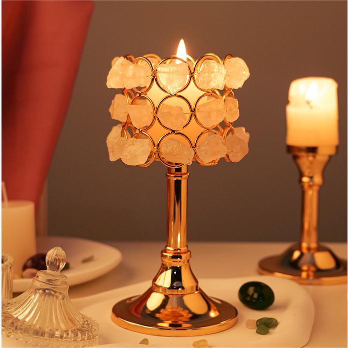 Porte-gobelet en cristal naturel Olivenorma brute