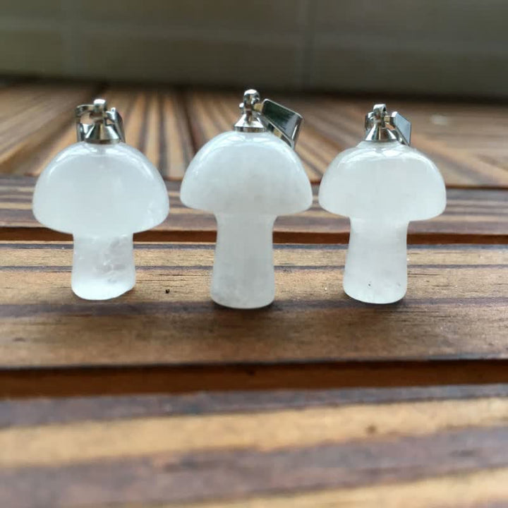 Collier de guérison en forme de champignon d'harmonisation spirituelle Olivenorma 