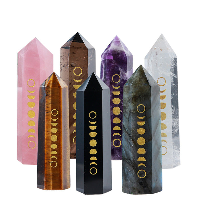 Colonne en cristal naturel Olivenorma Tour de baguettes en cristal 