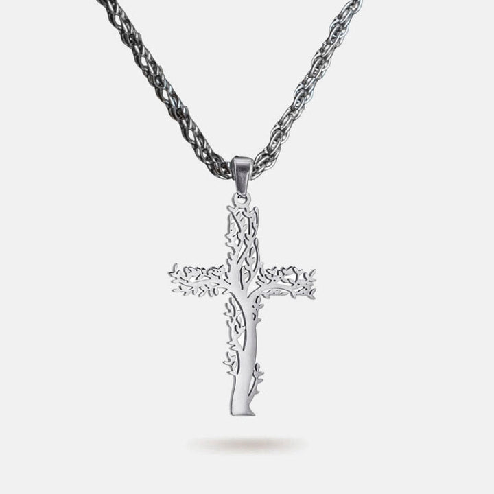 Collier Croix Arbre de Vie Olivenorma 