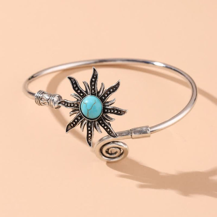 Bracelet créatif rétro tournesol turquoise