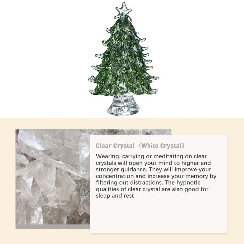 Décoration de sapin de Noël en cristal Olivenorma 